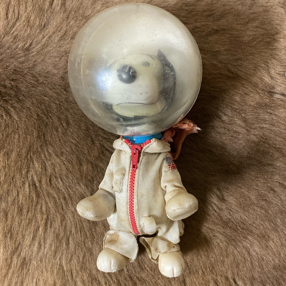 60s Space Snoopy Astronaut Doll 1969 moon Landing Vintage Peanuts